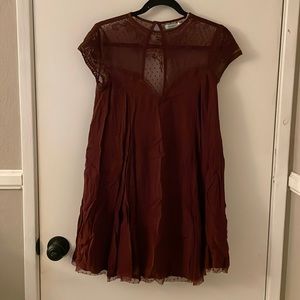 Urban Outfitters lace cap sleeve dress